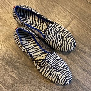 Size 9 - Navy Zebra Loafer